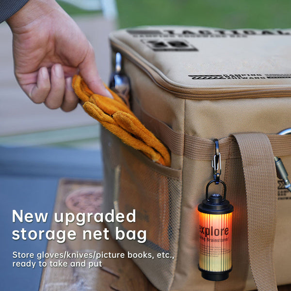 Outdoor storage bag, large - capacity foldable storage box, camping gear for picnic, portable, water - resistant