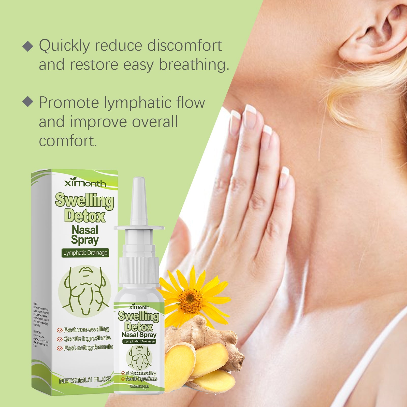 Nasal Spray Cleanses Nose Breathable Comfort Nasal Spray Daily Care For Uncomfortable Nose