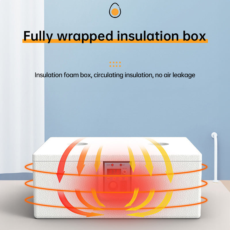 24 - hr Thermostatic Small Poultry Incubator. Biomimetic Waterbed. Auto & Smart. For Chick, Duck & Goose Eggs