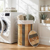 13.2 Gal Laundry Hamper with Removable and Machine-Washable Liner-Multicolor