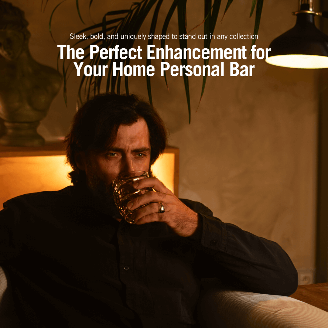 Storm Japanese Crystal Whisky Glasses & Decanter Set TsukiGlass