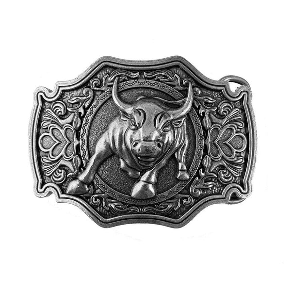 TOPACC Western Turquoise Belts - Bullfight Belt Buckle Copper/Bronze - Gifts for You 'n Me