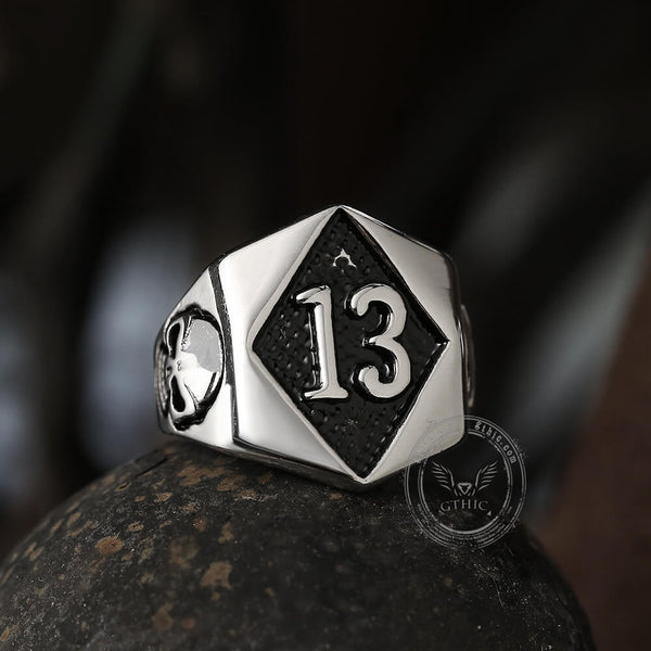 13 Stainless Steel Skull Ring