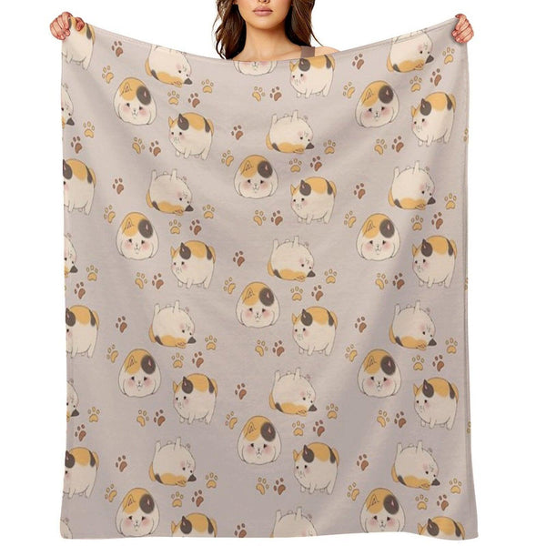 FFXIV - Fat Cats Throw Blanket