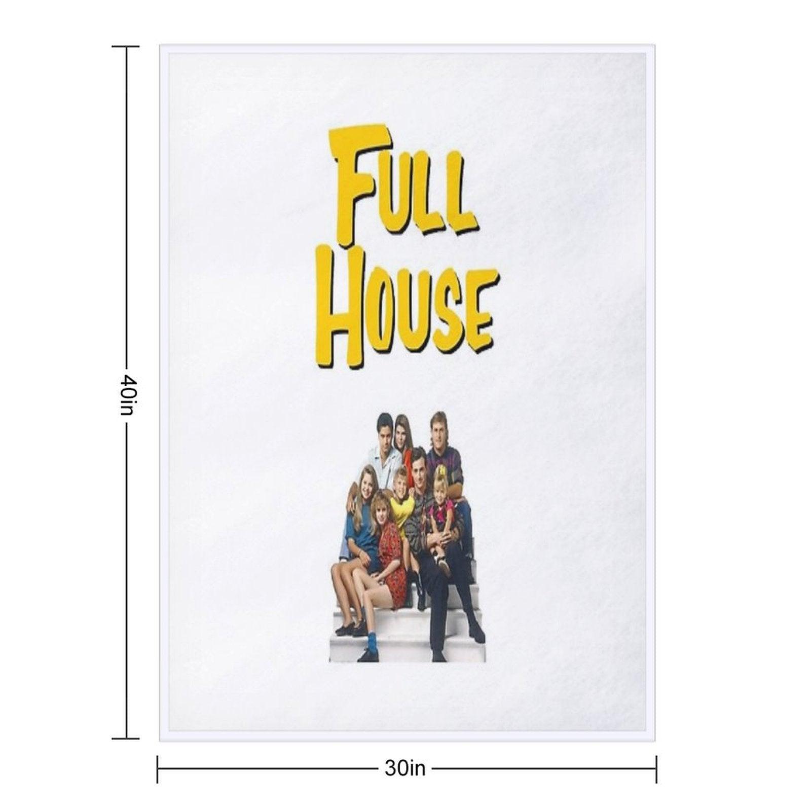 Full House (Sticker 2 Pack) Throw Blanket