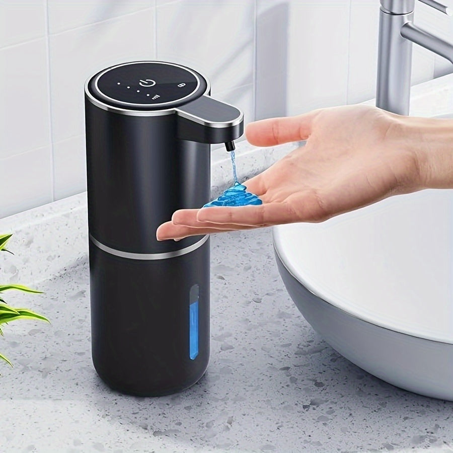 12.85oz Automatic Soap Dispenser with Touchless Sensor - Wall-Mounted, Rechargeable Lithium Battery, USB Charging, Modern Design for Bathroom And Kitchen, Bathroom Soap Dispenser|Modern Soap Dispenser|Touchless Soap Dispenser DSers Fulfillment