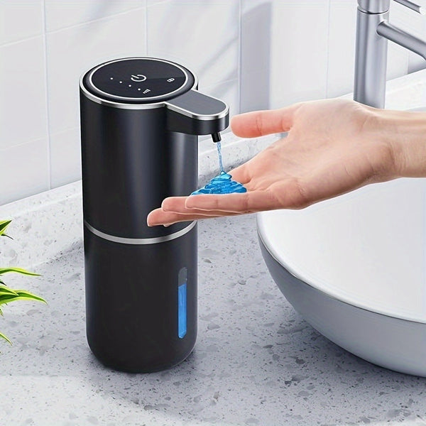 12.85oz Automatic Soap Dispenser with Touchless Sensor - Wall-Mounted, Rechargeable Lithium Battery, USB Charging, Modern Design for Bathroom And Kitchen, Bathroom Soap Dispenser|Modern Soap Dispenser|Touchless Soap Dispenser DSers Fulfillment