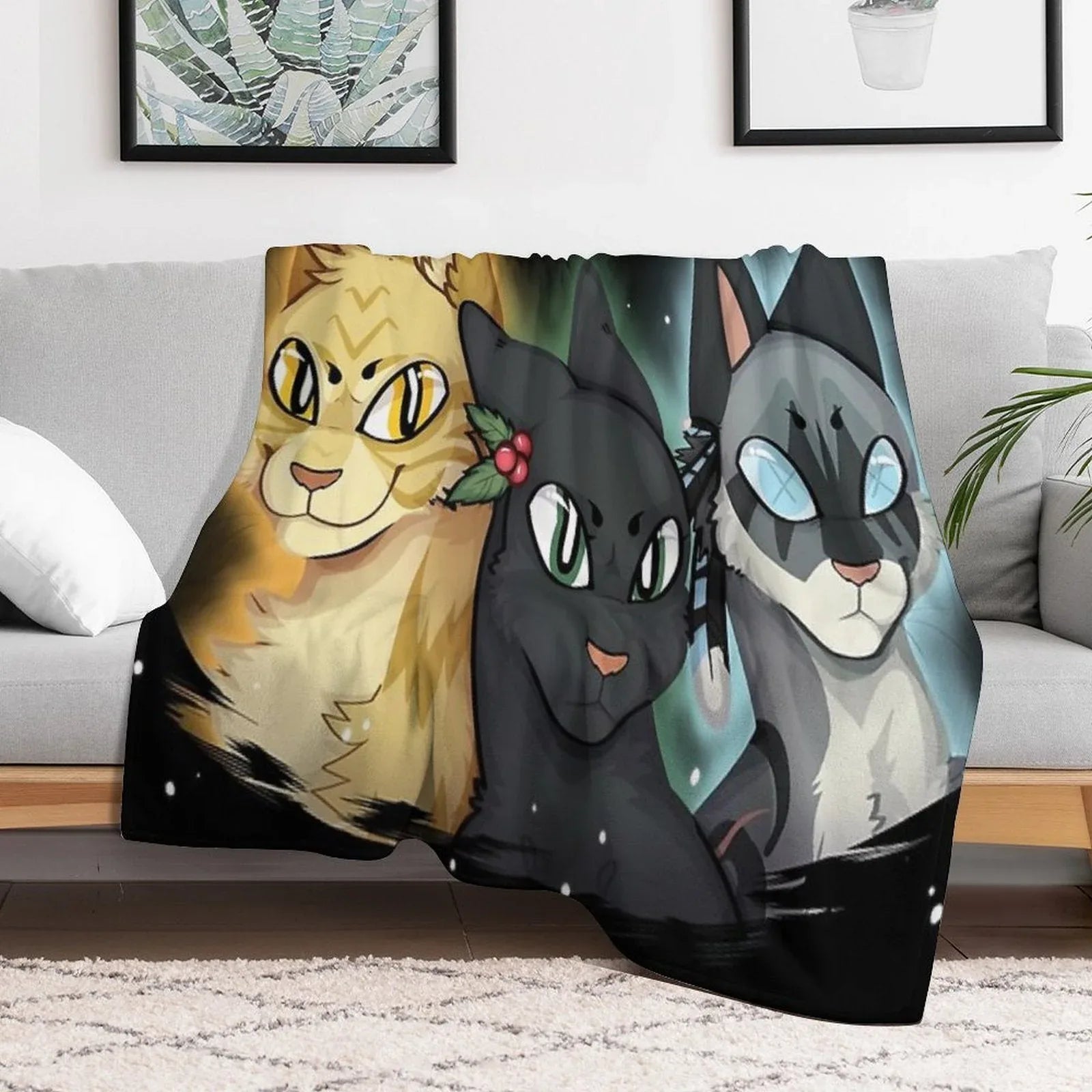 Power of Three Throw Blanket