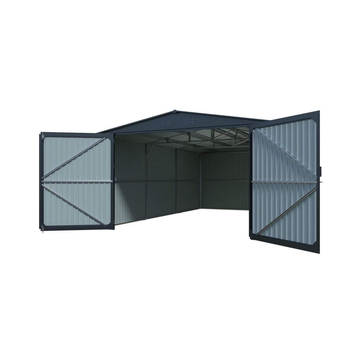 [13X20FT] Extra-Large Premium Weather-Resistant Outdoor Multi-Purpose Utility Storage Shed (SAK84920)