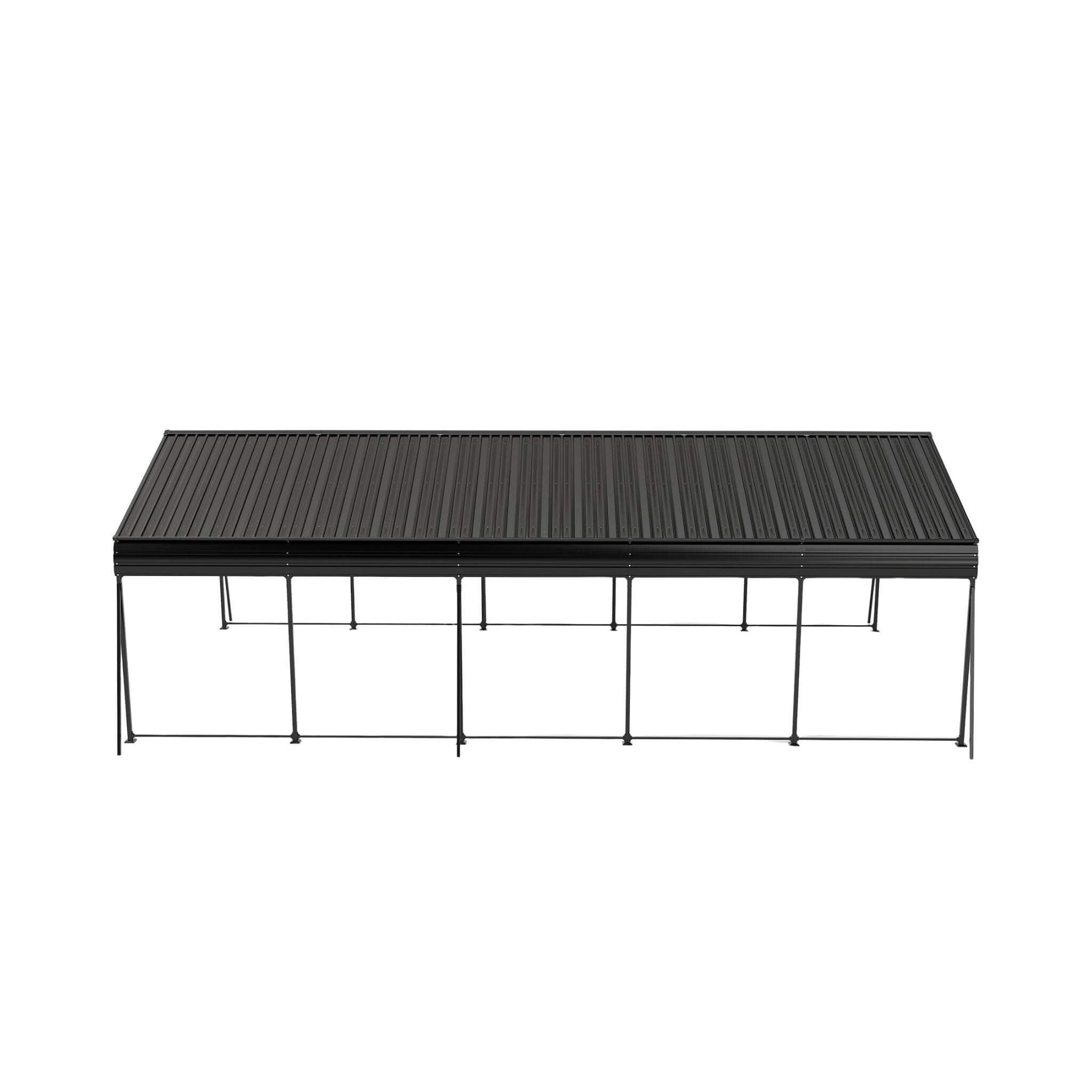 [13X26FT] Heavy-Duty Weather-Resistant Outdoor Carport With Protective Film (SAK82451)
