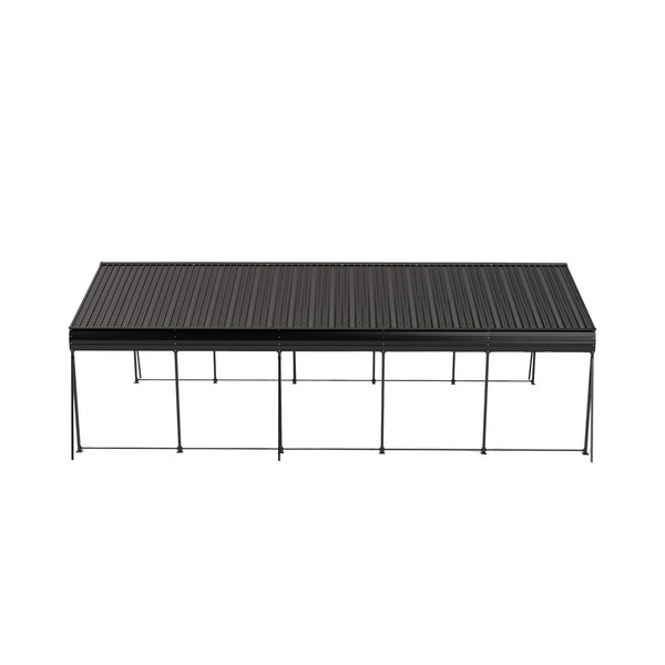 [13X26FT] Heavy-Duty Weather-Resistant Outdoor Carport With Protective Film (SAK82451)
