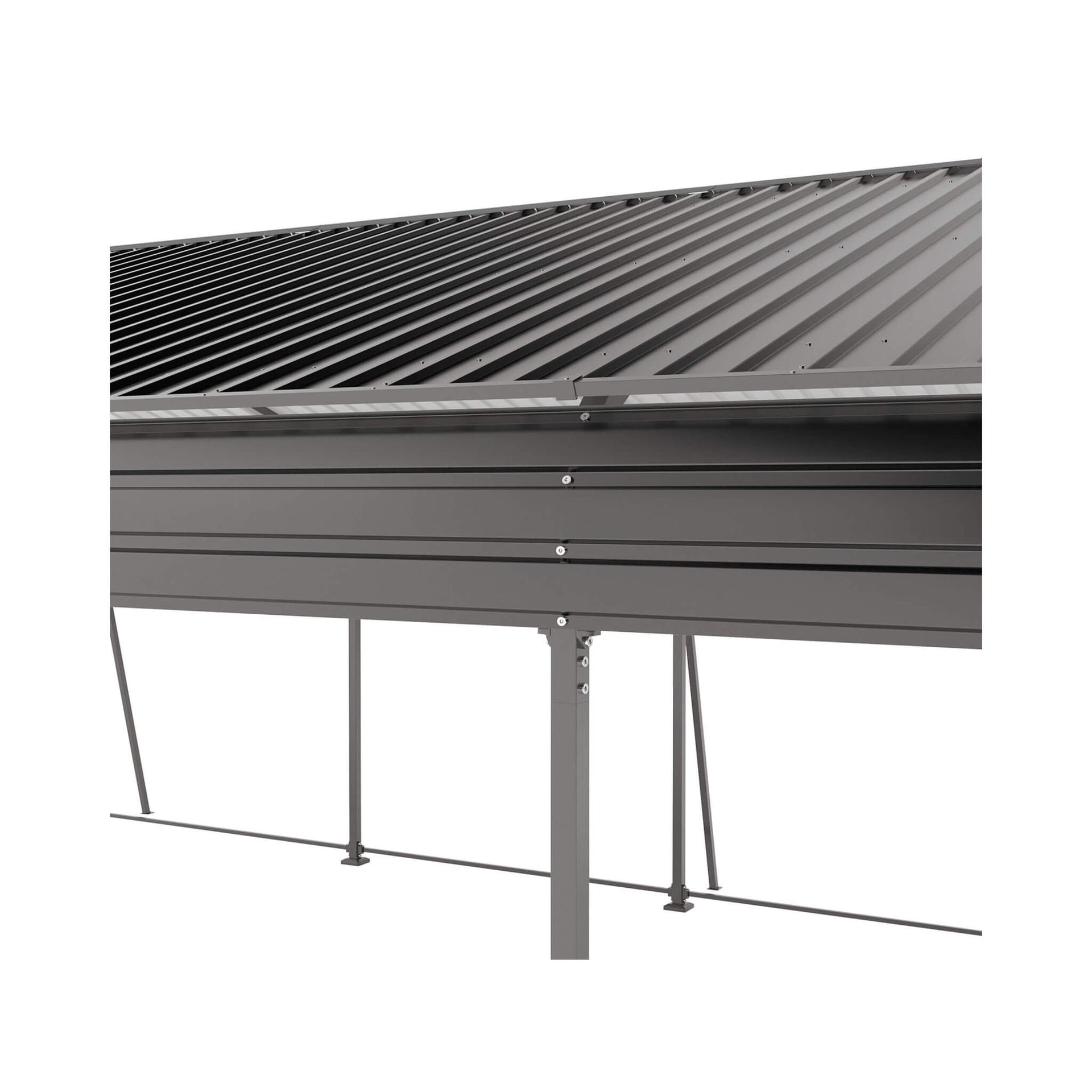 [13X26FT] Heavy-Duty Weather-Resistant Outdoor Carport With Protective Film (SAK82451)