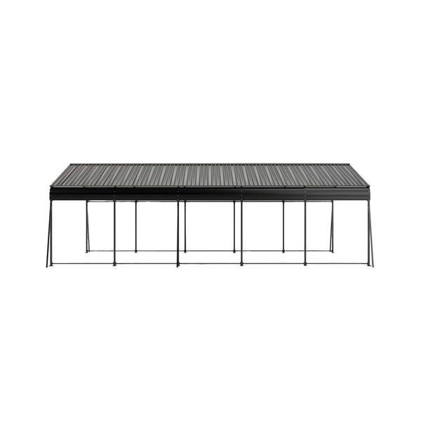 [13X26FT] Heavy-Duty Weather-Resistant Outdoor Carport With Protective Film (SAK82451)