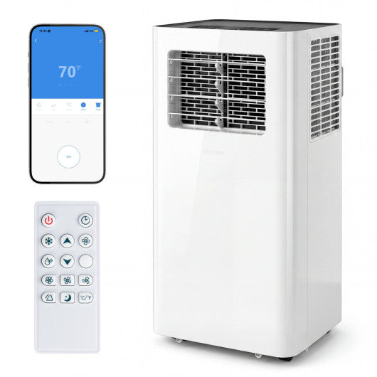14000 BTU 3-in-1 Smart AC with Wi-Fi and Remote Control & Window Kit-White
