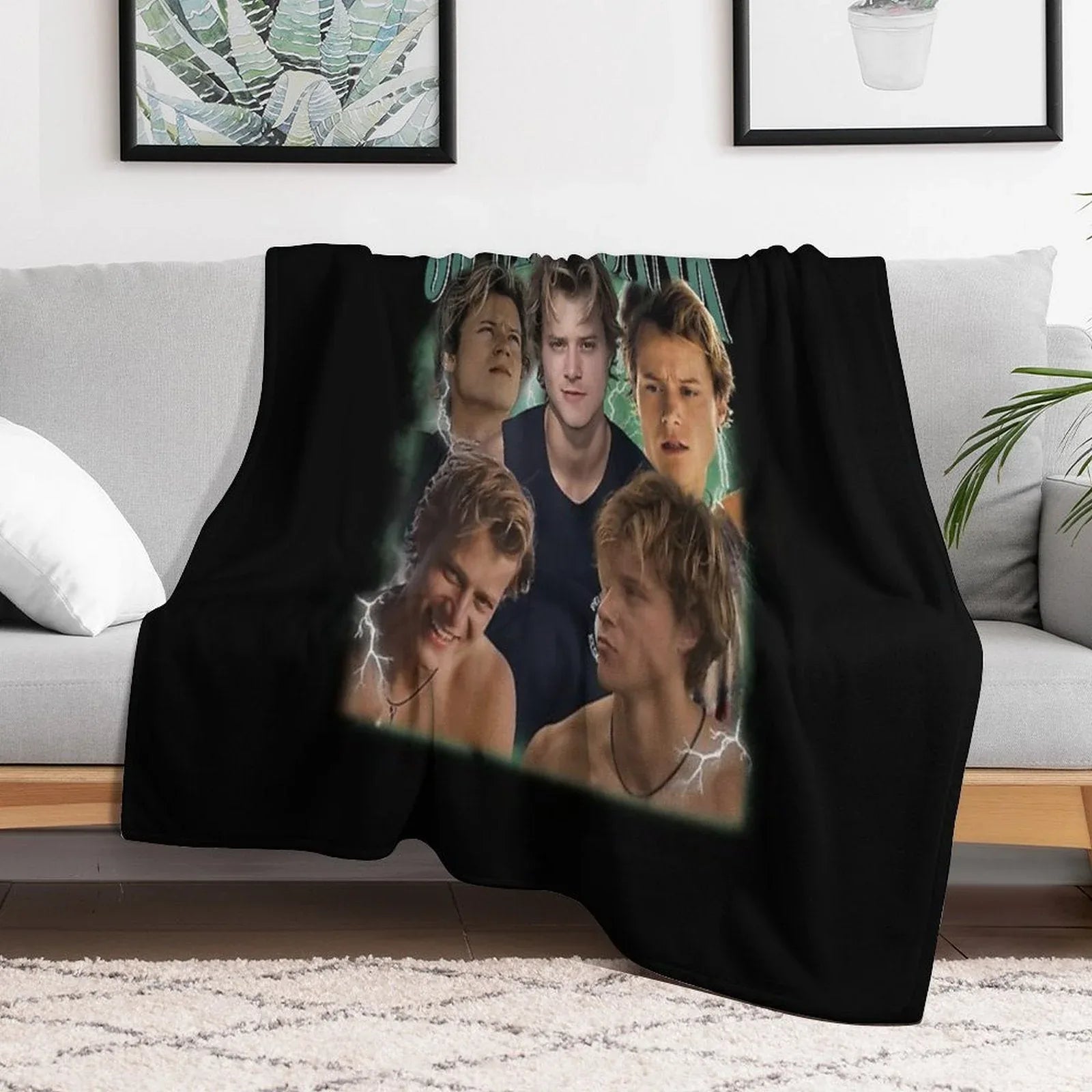 Retro JJ Maybank Vintage Bootleg 90s Style Throw Blanket