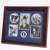 U.S. Air Force Medallion 5 Picture Collage Frame Mahogany Colored Frame Molding
