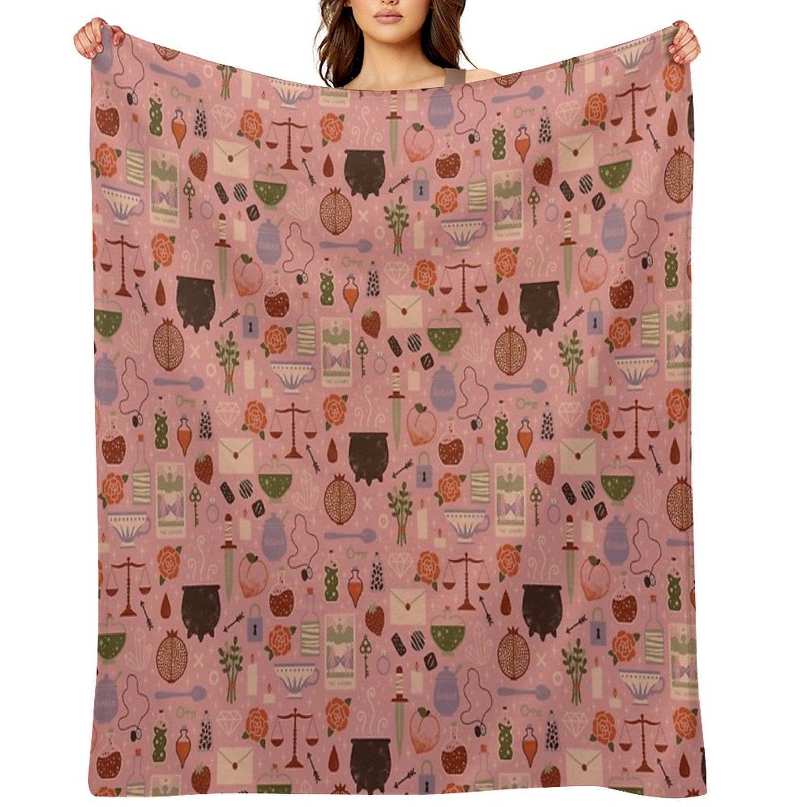Love Potion Throw Blanket