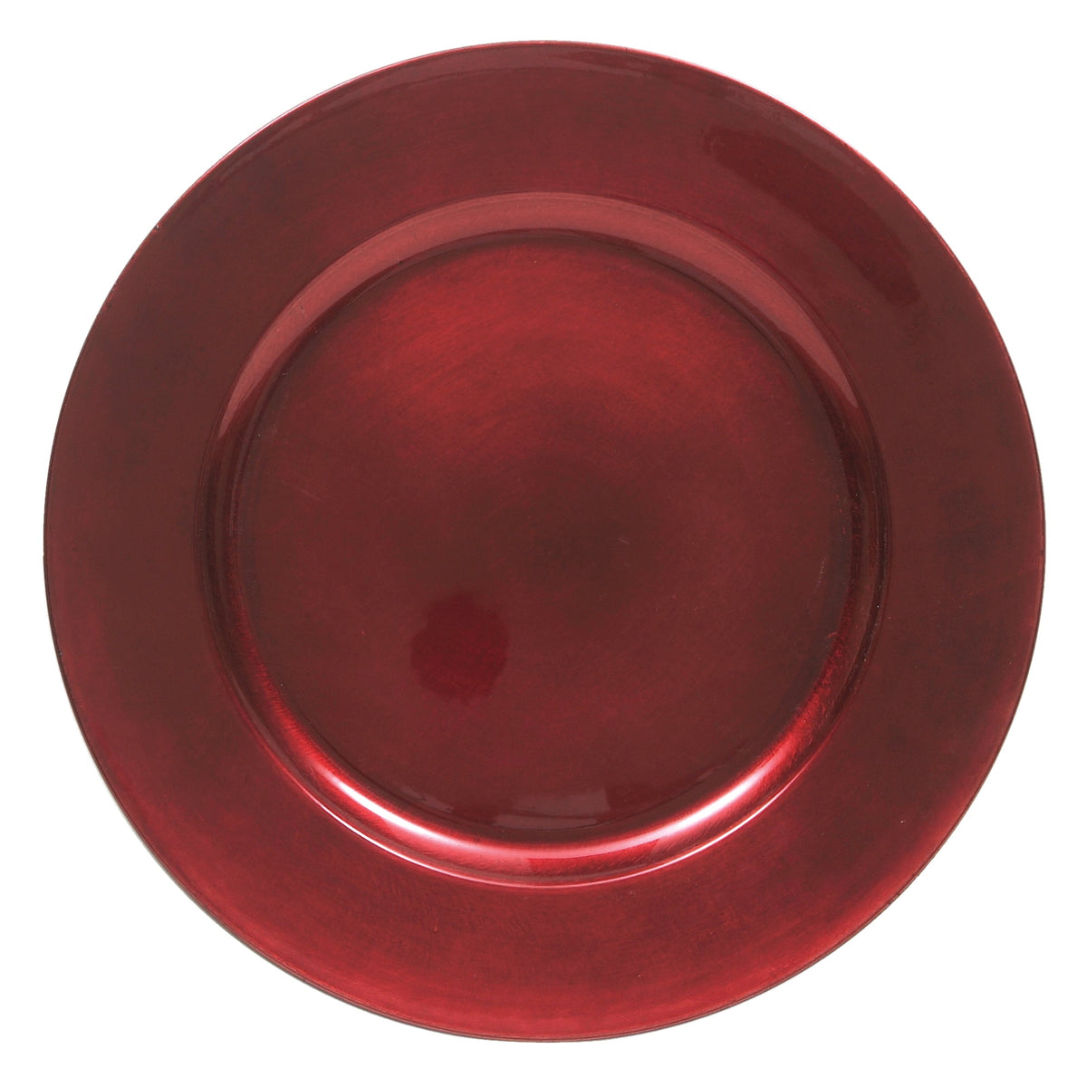 Red Round Charger Plates 4-Piece Set 13