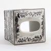 Ormolu Porcelain Tissue Box - Black And White Willow