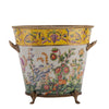 Wild Breeze Porcelain with Bronze Ormolu Planter