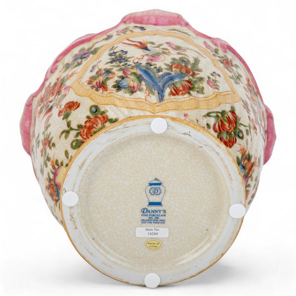 PORCELAIN SCALLOP PLANTER - REGENCY