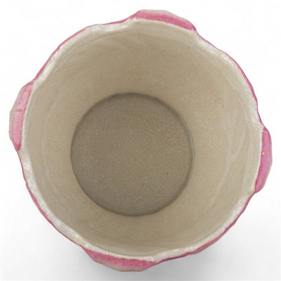 PORCELAIN SCALLOP PLANTER - REGENCY