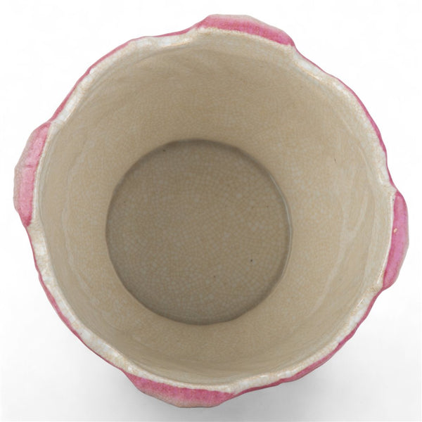 PORCELAIN SCALLOP PLANTER - REGENCY