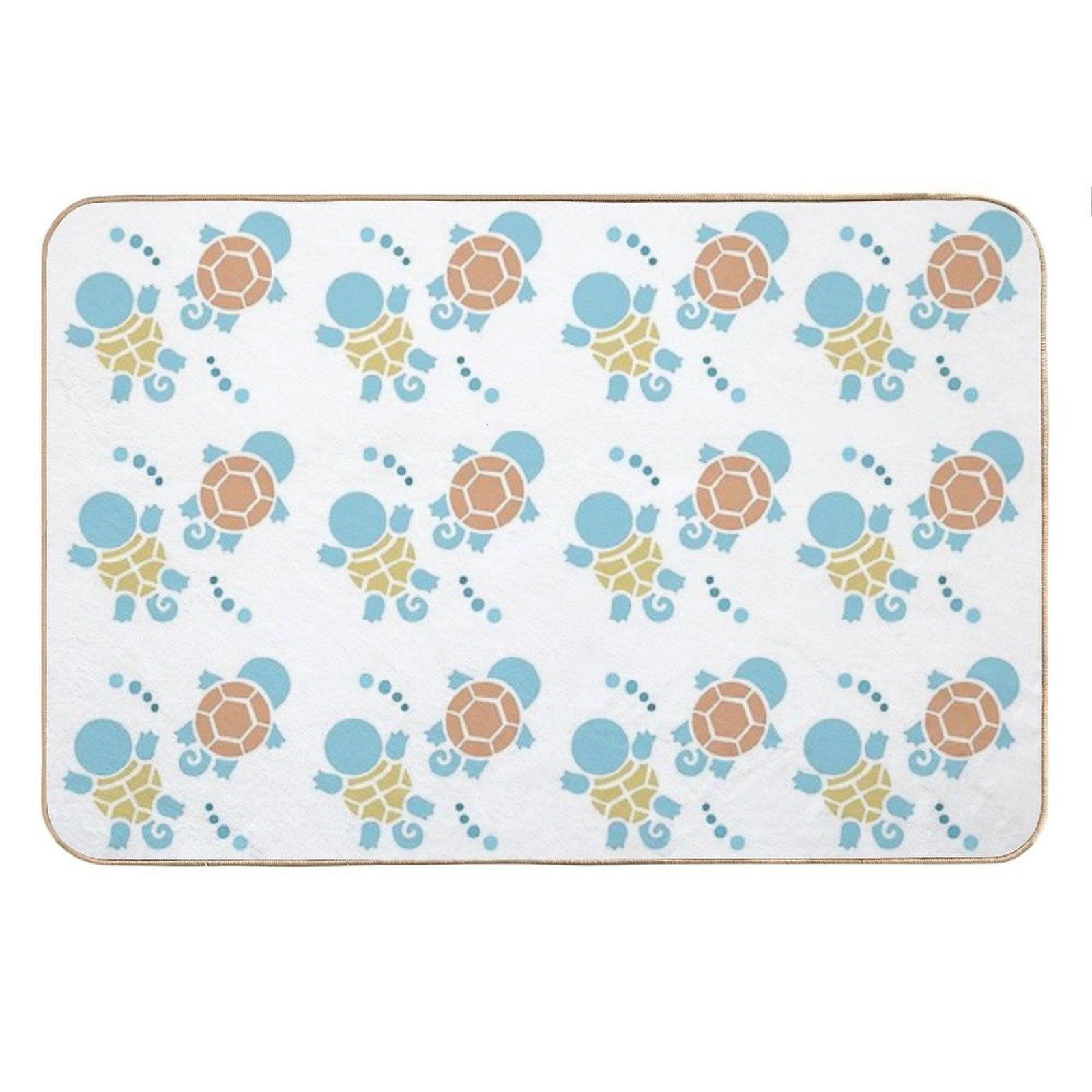 Poke Tiny Turtles Bath Mat