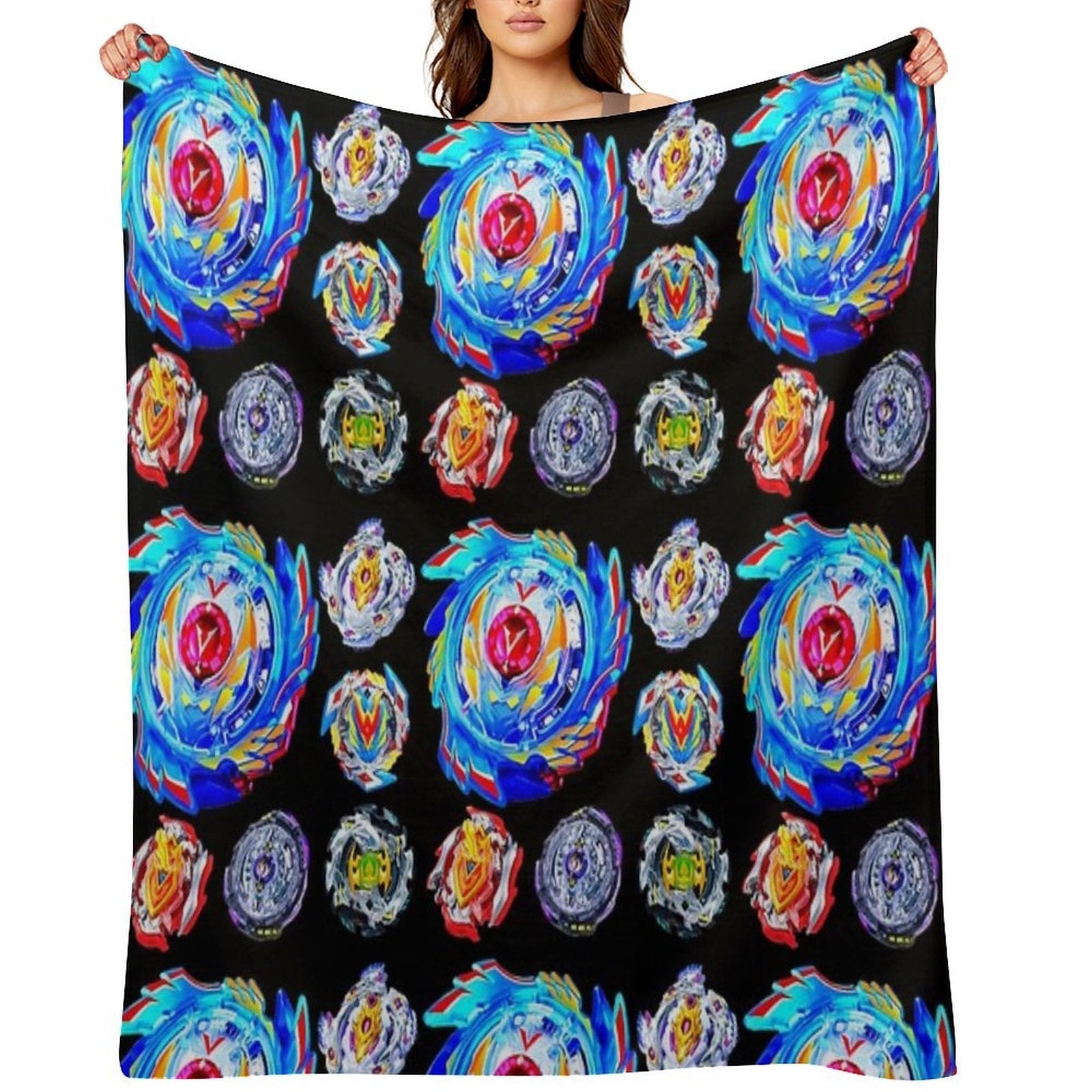 Beyblade Velvety-soft Throw Blanket