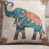Elephant pillow cushion cover - Left elephant