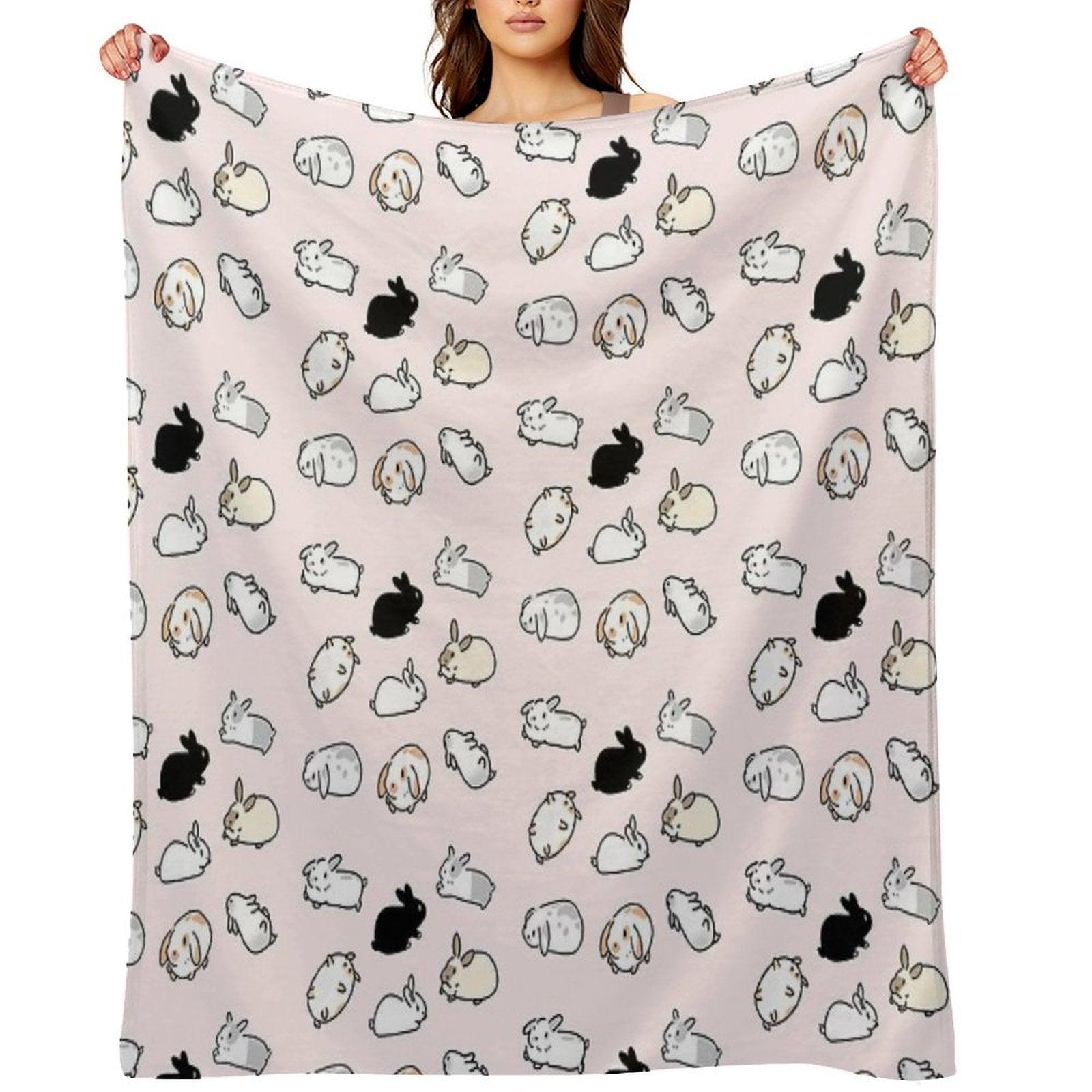 Bunny Rabbits Throw Blanket