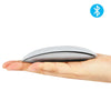 Charging Bluetooth mouse suitable for Mac laptops tablets wireless Bluetooth touch mouse - Bluetooth Battery White