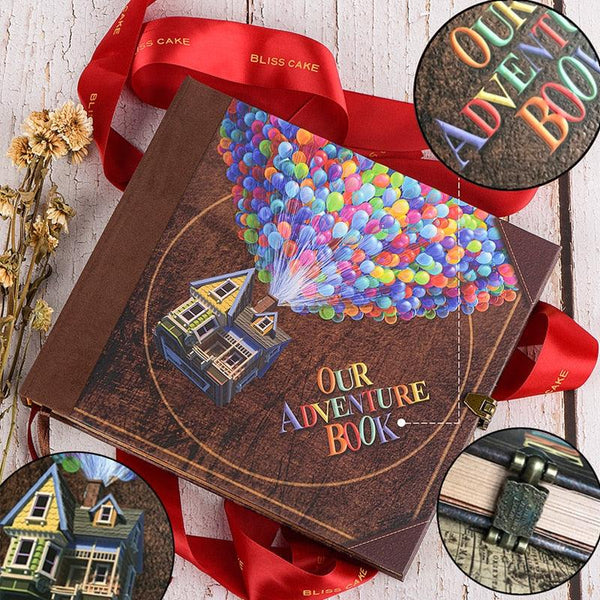 146 page Travel Photo Album Journal Adventure Book For Traveling Office Home School Business Writing Gift Memory Album Cover Refillable Notebook Photo Album