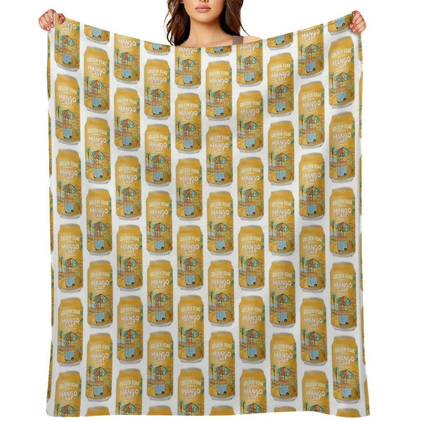 Golden Road Mango Cart Compact Throw Blanket