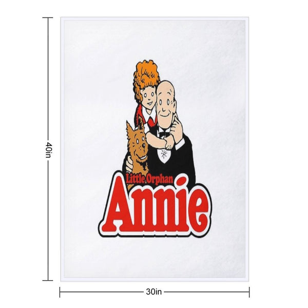 Little Orphan Annie Sustainable Throw Blanket