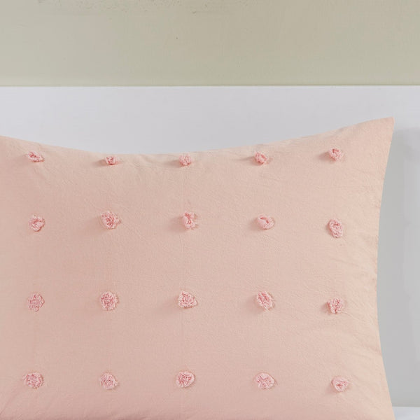 Brooklyn Cotton Jacquard Comforter Set with Euro Shams and Throw Pillows - Gifts for You 'n Me