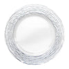Arizona Silver & Clear Glass Charger Plates 4-Piece Set 13