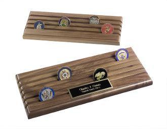 Challenge Coins Rack, Challenge Coin Display - 6 Row