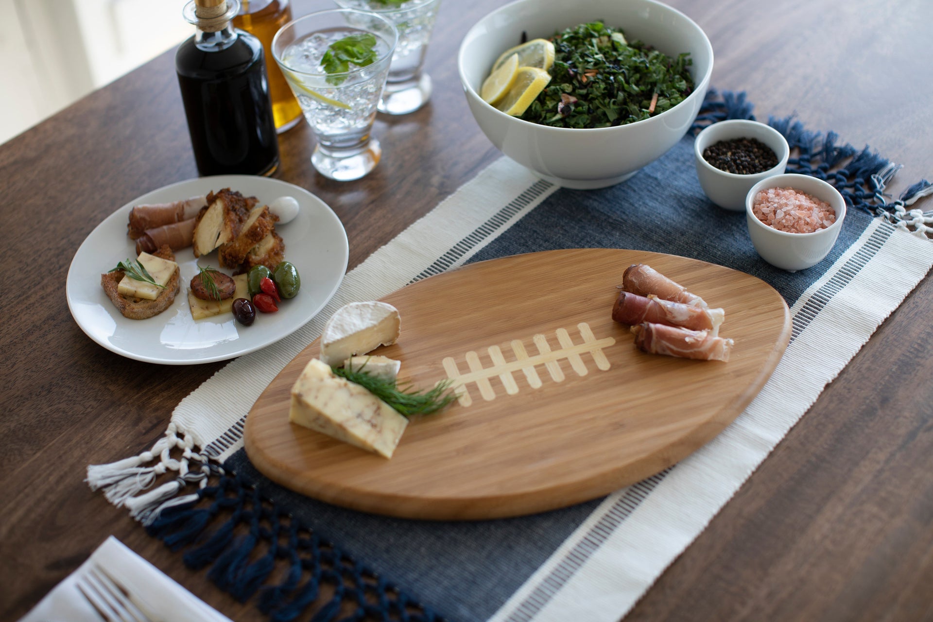 Touchdown! Football Cutting Board & Serving Tray Picnic Time Family of Brands