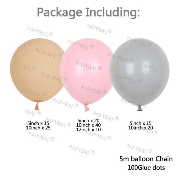 147pcs Pink Heart Shape Garland Arch Balloons Kit For Wedding Birthday Party Baby Showers Gender Reveal Girls Party Bridal Shower  Girl Birthday Ballon Decoration