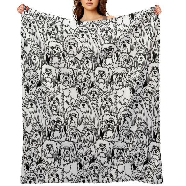 Oh Havanese Versatility Throw Blanket