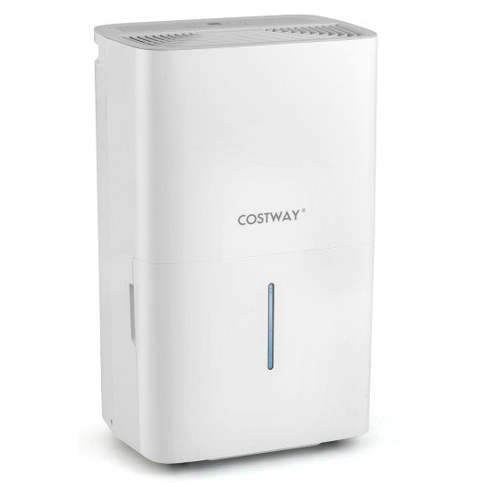 65 Pints Dehumidifier with 24H Timer and LED Display-White
