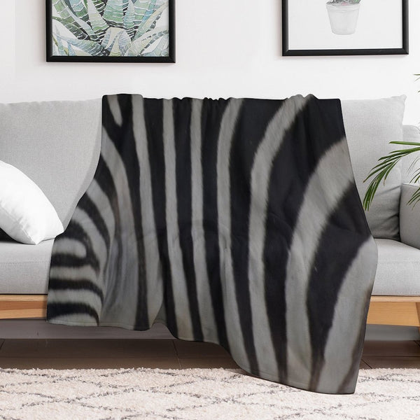 Zebra Stripes Eco-conscious Throw Blanket