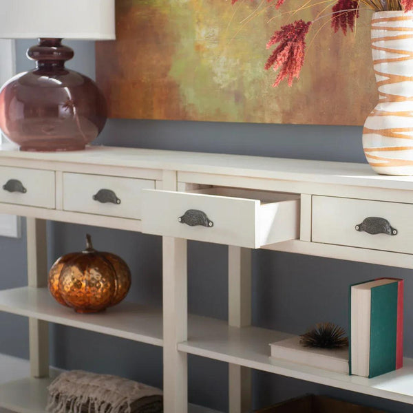 CRANFORD CREAM CRACKLE CONSOLE - Gifts for You 'n Me