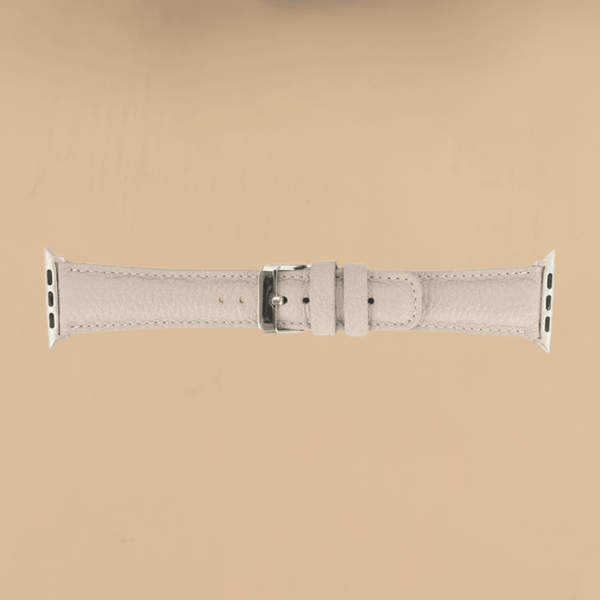 Apple Watch Cream Leather Strap - Boston