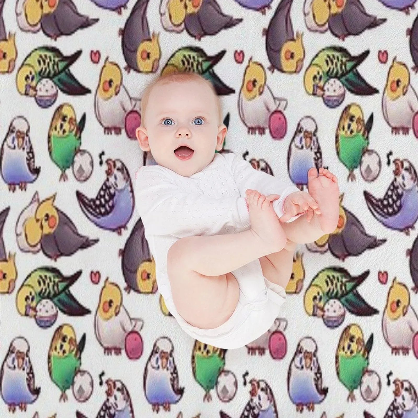 Budgies & Cockatiels Throw Blanket