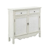 Clancy Wood Console with Storage in Cream