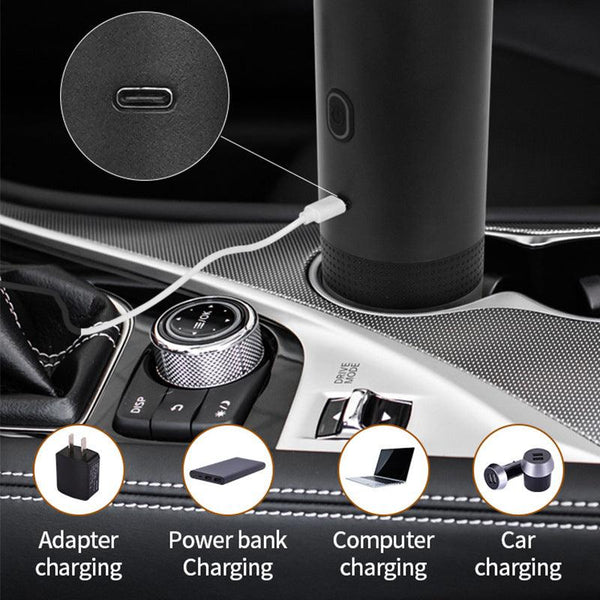 2025 Upgraded 3-in-1 Cordless Coffee Maker - 20Bar Portable for Car/Camping/Home, Capsule/Powder, USB Fast Heat
