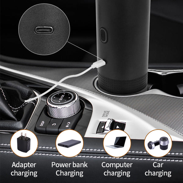 2025 Upgraded 3-in-1 Cordless Coffee Maker - 20Bar Portable for Car/Camping/Home, Capsule/Powder, USB Fast Heat