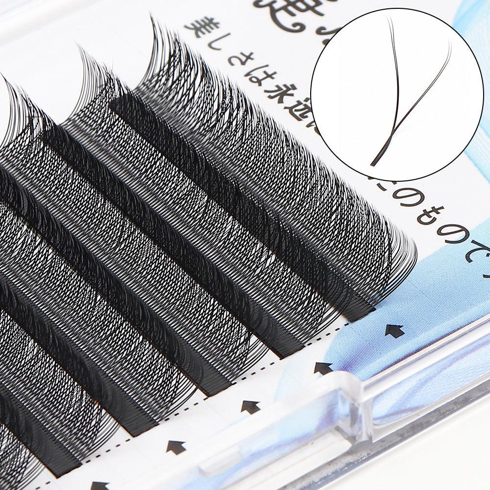 Weaving baby curved false eyelashes flowering planting eyelashes Y-shaped grafting false eyelashes